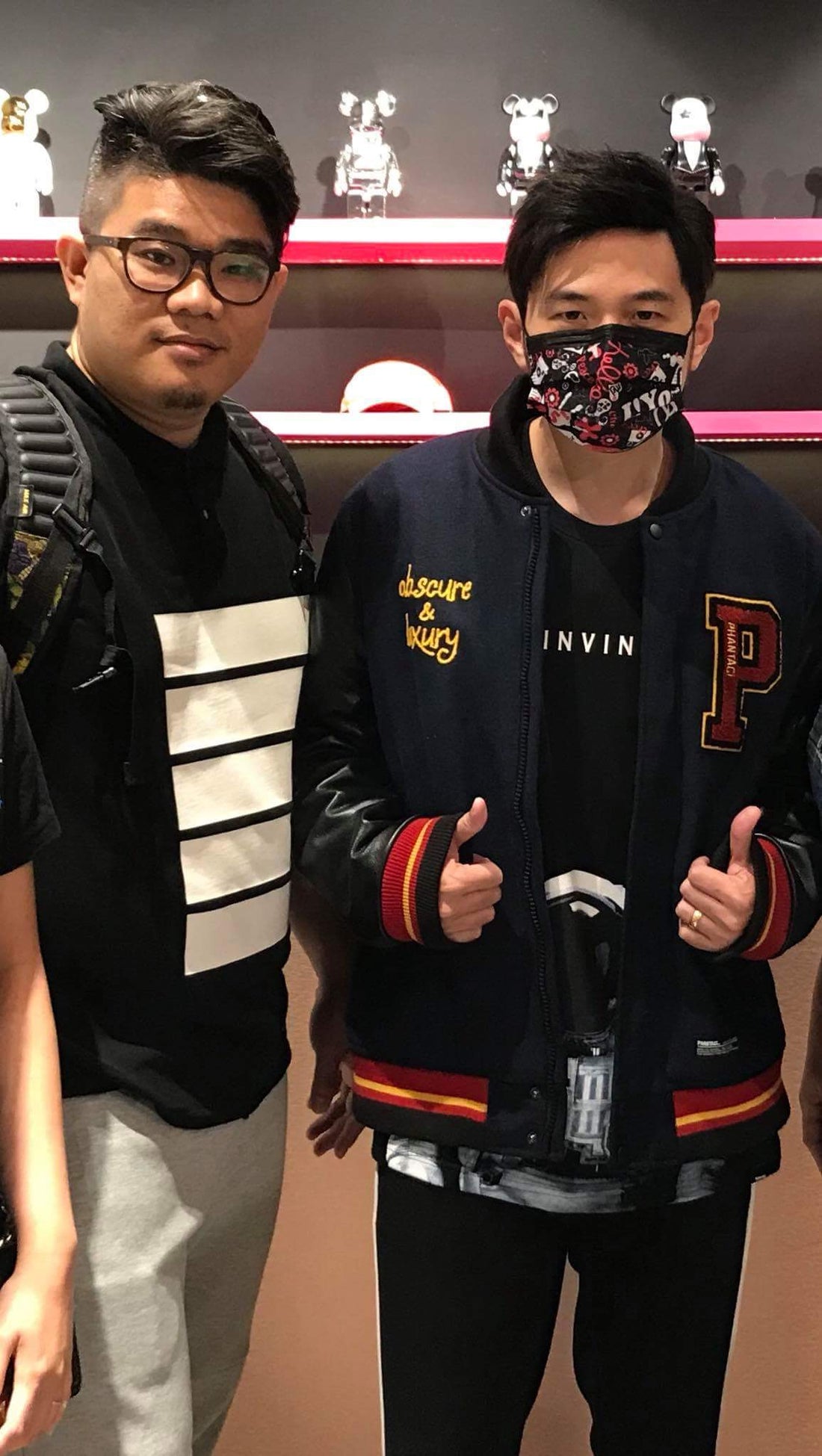 周杰伦与会长傑克2018年的第一張合照