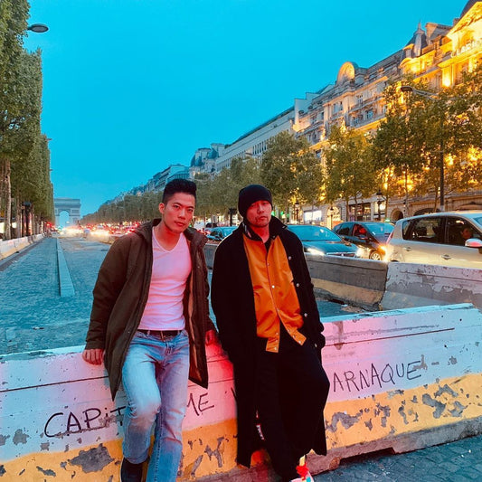 巴黎的夜遊 香榭的落葉