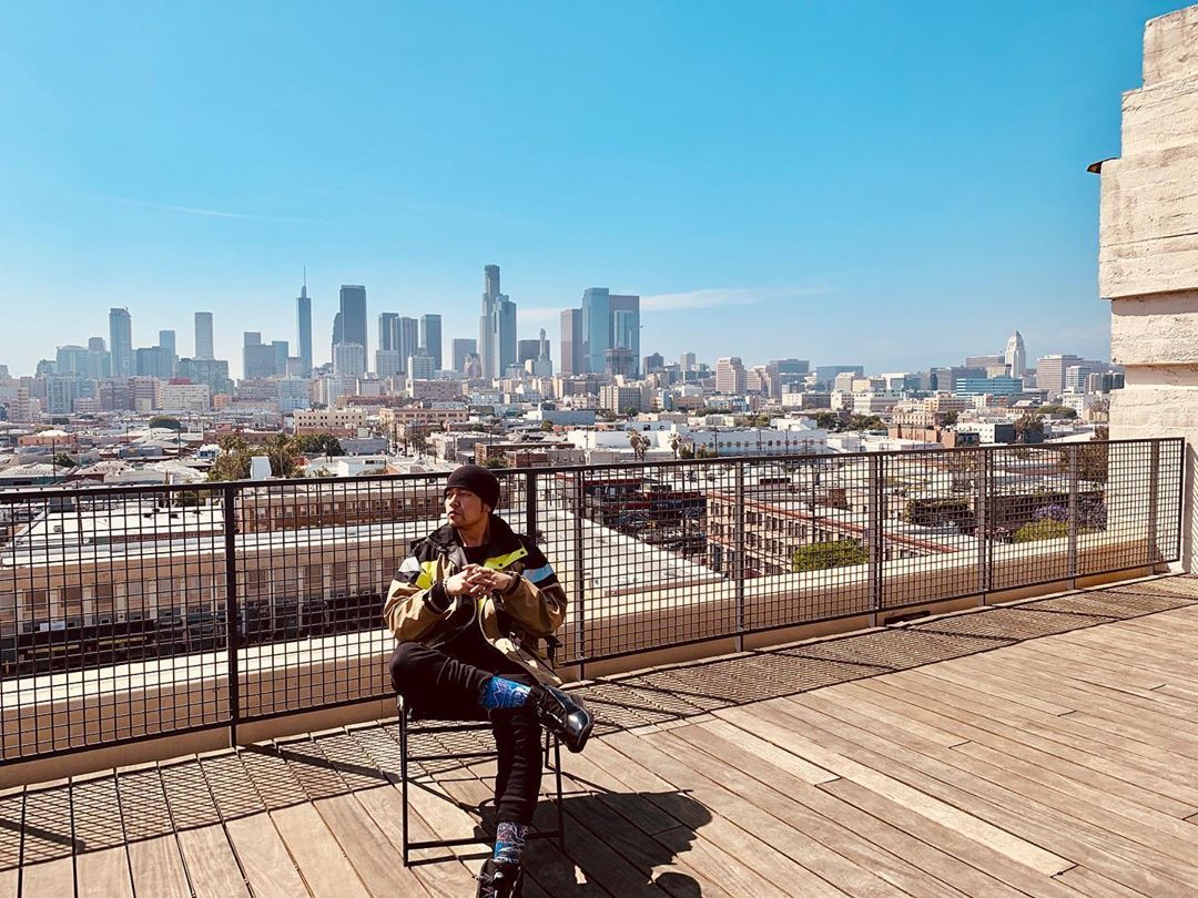 Finally soaking in the sun after a few days of June gloom