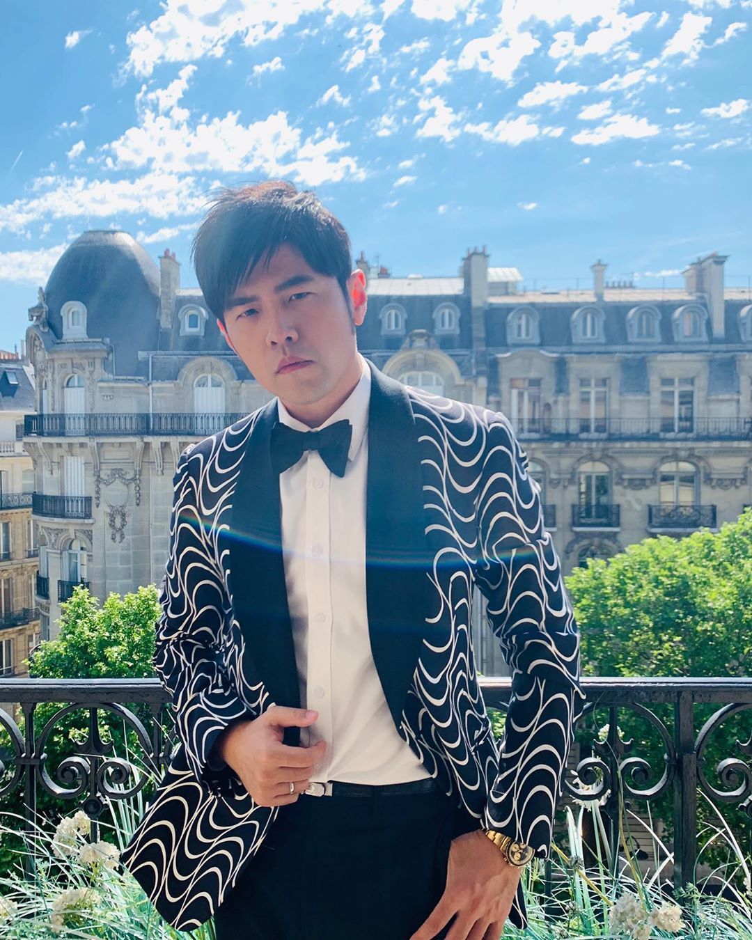 Getting ready to attend wedding reception