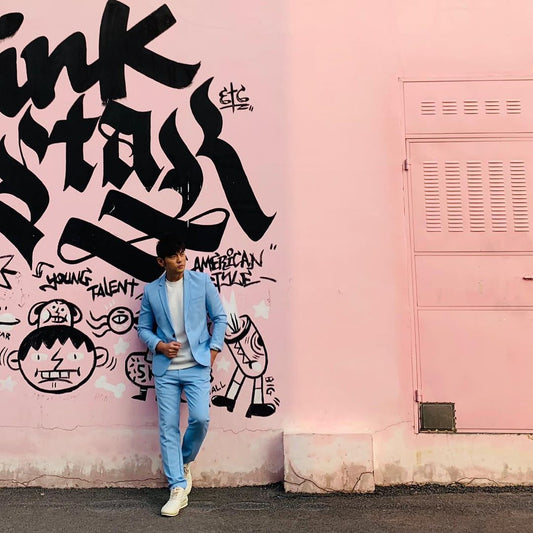 When you are feeling blue, try to think of something as bright as the color pink