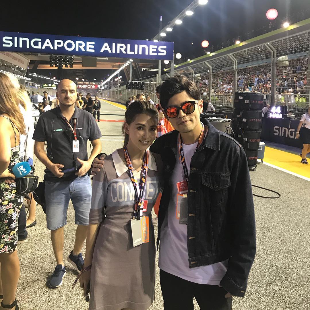 演唱會表演完過後繼續留下來看F1賽車賽