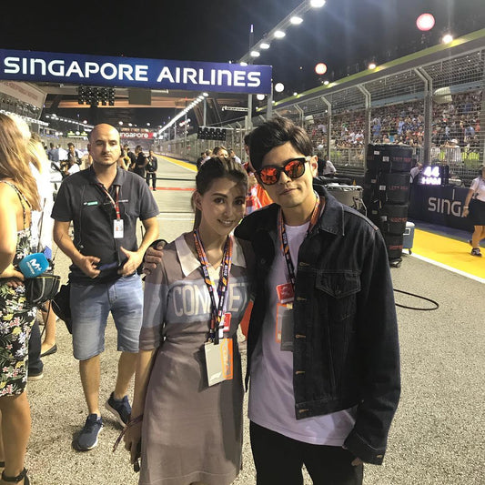 演唱會表演完過後繼續留下來看F1賽車賽